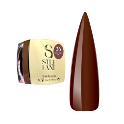 Акрил-гель Steffani Light Acryl Gel 26 для зміцнення нігтів молочний шоколад 10 мл