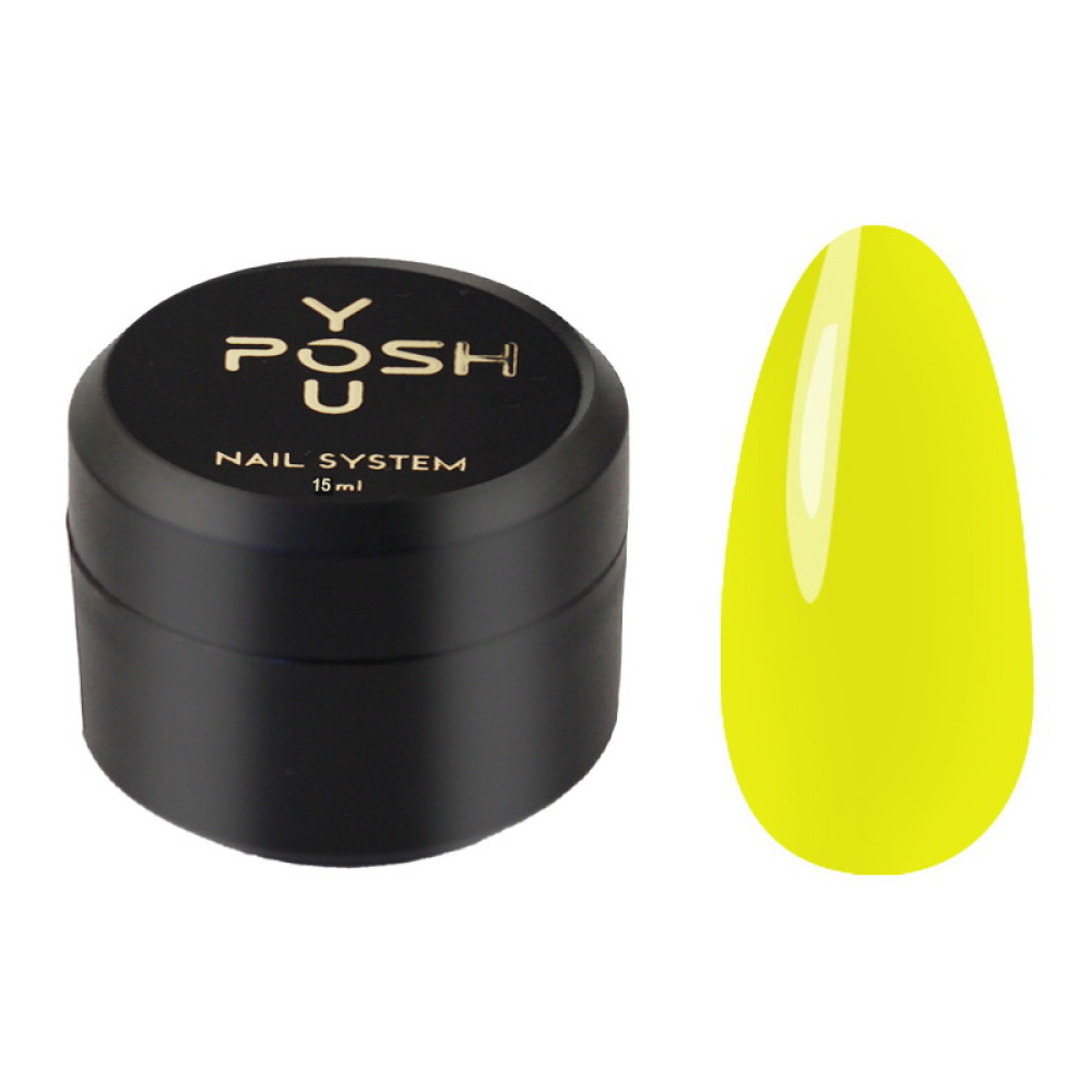 Гель цветной You POSH Gel 12. желтый. 15 мл