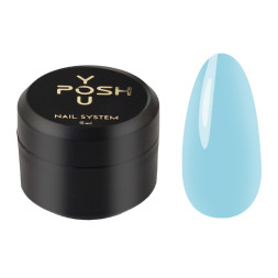 Гель для нарощування трифазний густий You POSH Gel 15 блакитний 15 мл