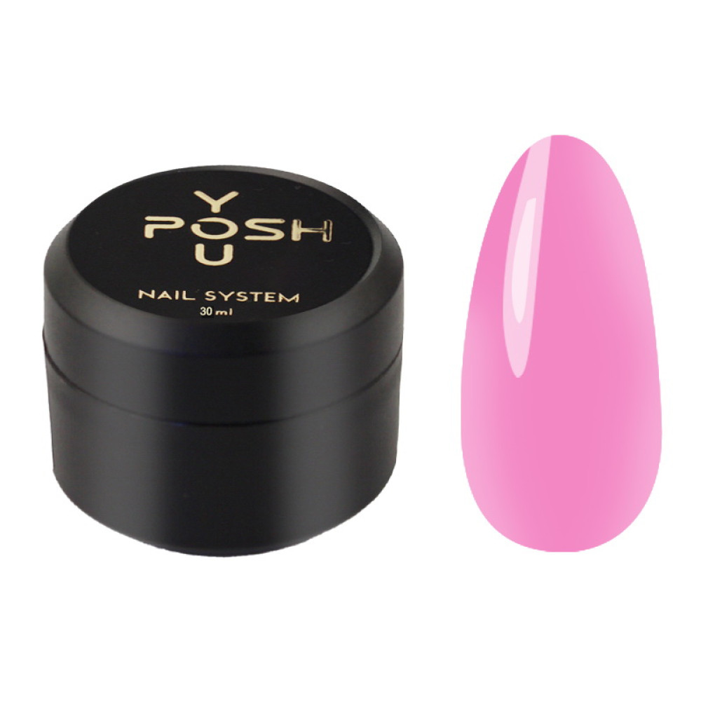 Гель цветной You POSH Gel 14. яркий розовый. 30 мл