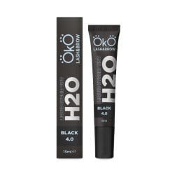 Фарба для брів і вій OKO Liquid Hybrid Tint H20 4.0 Black колір чорний 15 мл