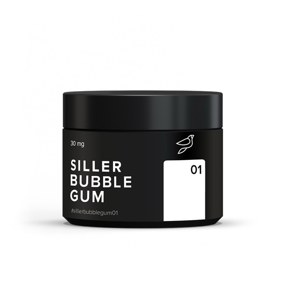 Гель для наращивания и дизайна Siller Professional Bubble Gum Gel 001 в баночке 15 мл