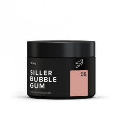 Гель для наращивания и дизайна Siller Professional Bubble Gum Gel 005 в баночке бежевый нюд 15 мл