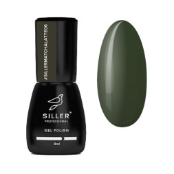 Гель-лак Siller Professional Matcha Latte 006 темный хаки 8 мл