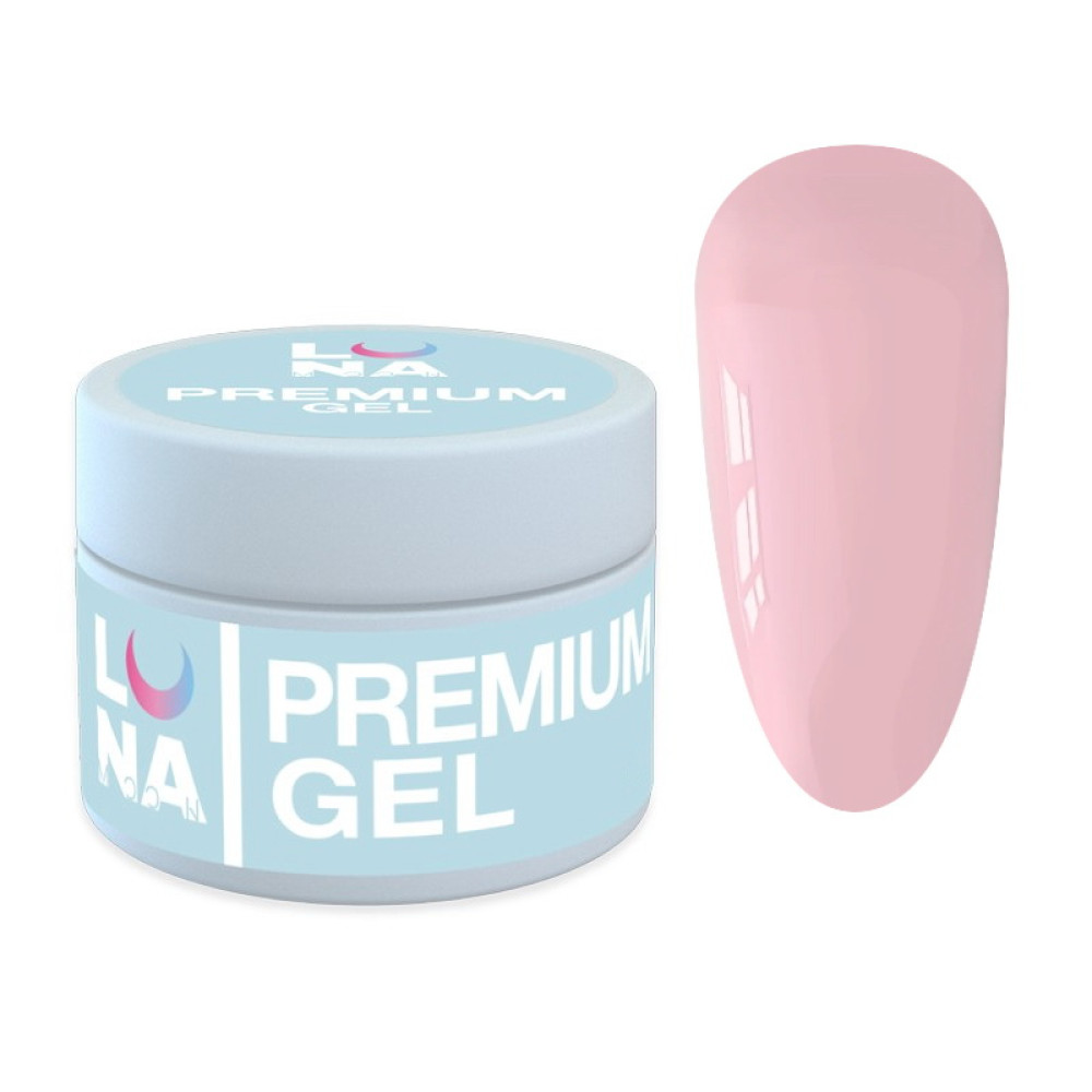 Гель для наращивания Luna Premium Gel 20. изысканный розовый. 30 мл