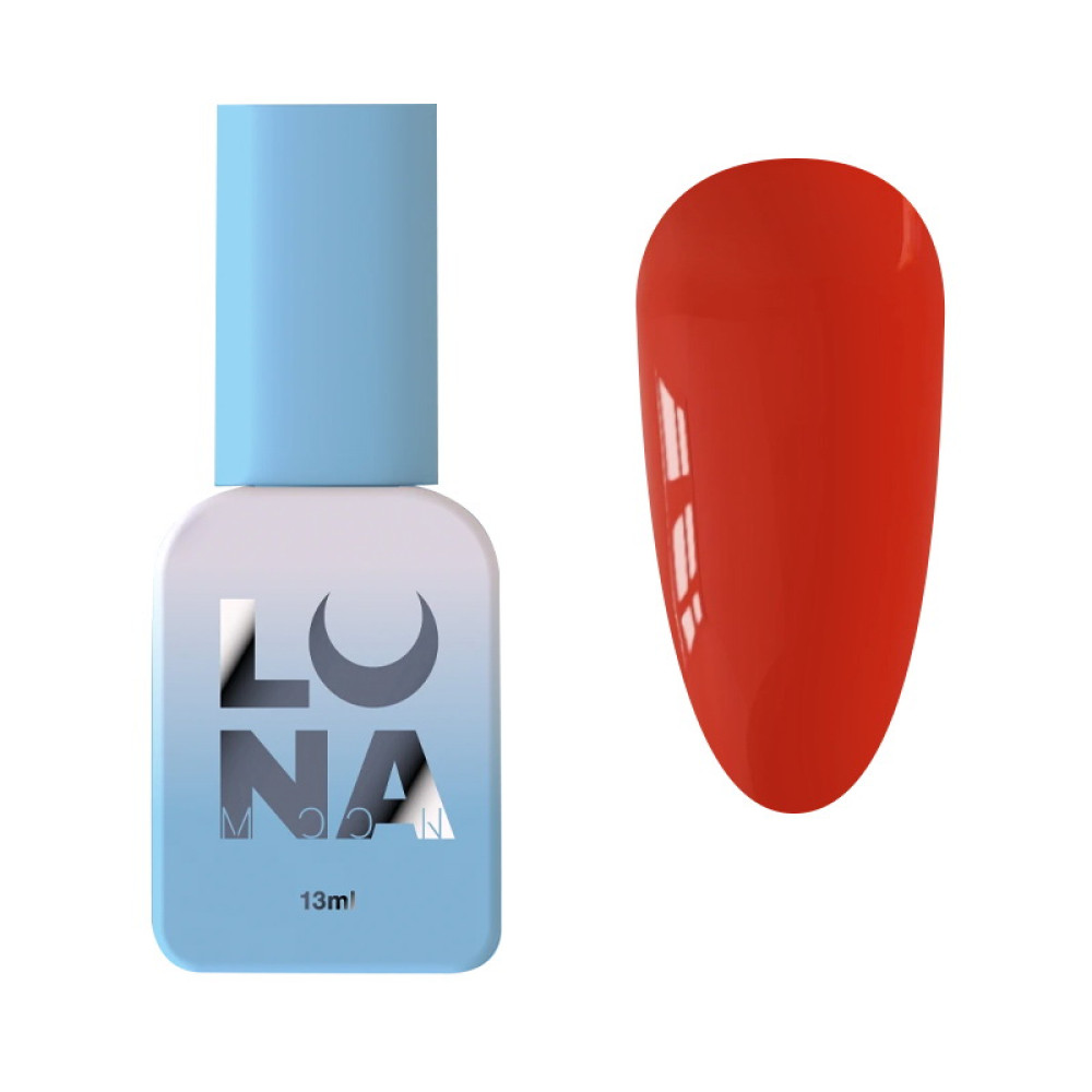 Гель-лак Luna Color Gel 144 насыщенный кораллово-алый 13 мл