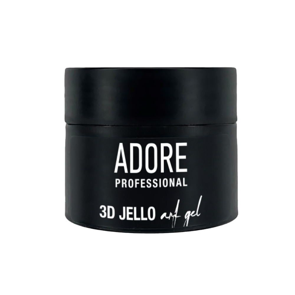 Гель для дизайна Adore Professional 3D Jello Art Gel без липкого слоя прозрачный 15 мл