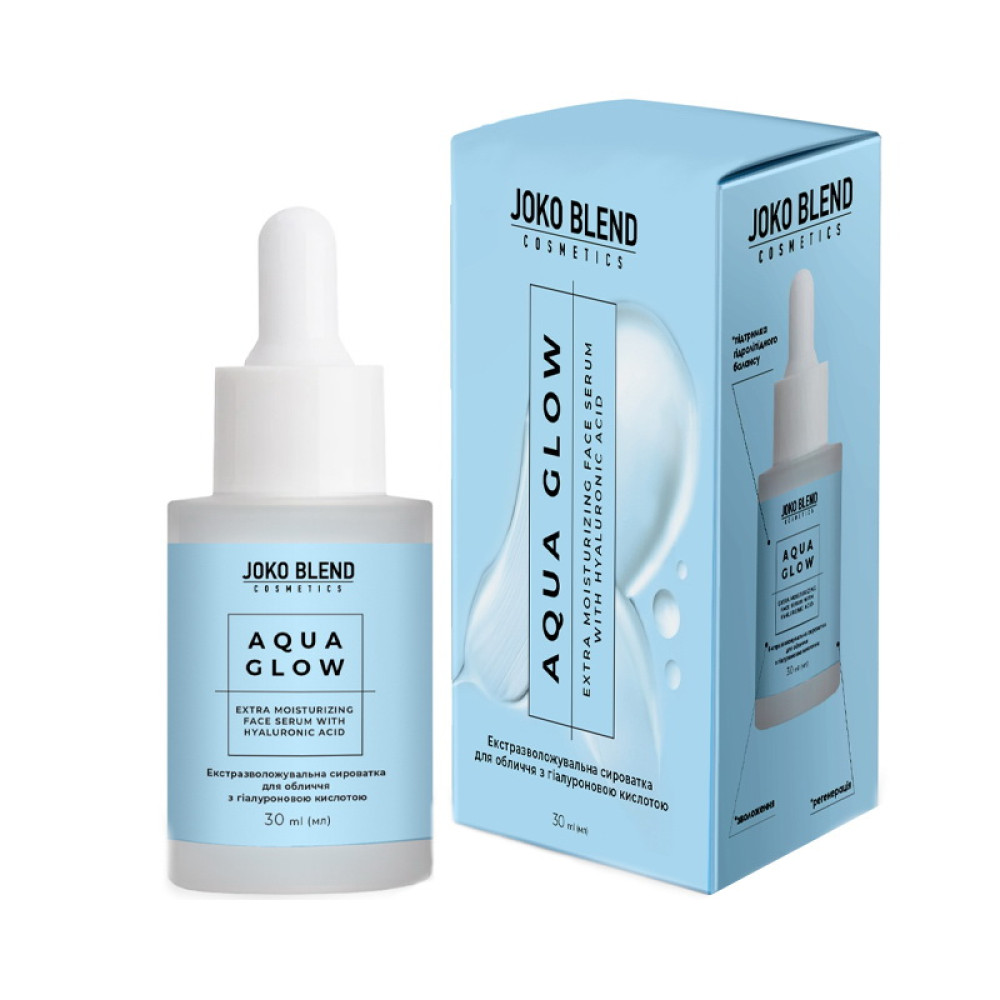 Сыворотка для лица Joko Blend Aqua Glow экстраувлажняющая с гиалуроновой кислотой 30 мл