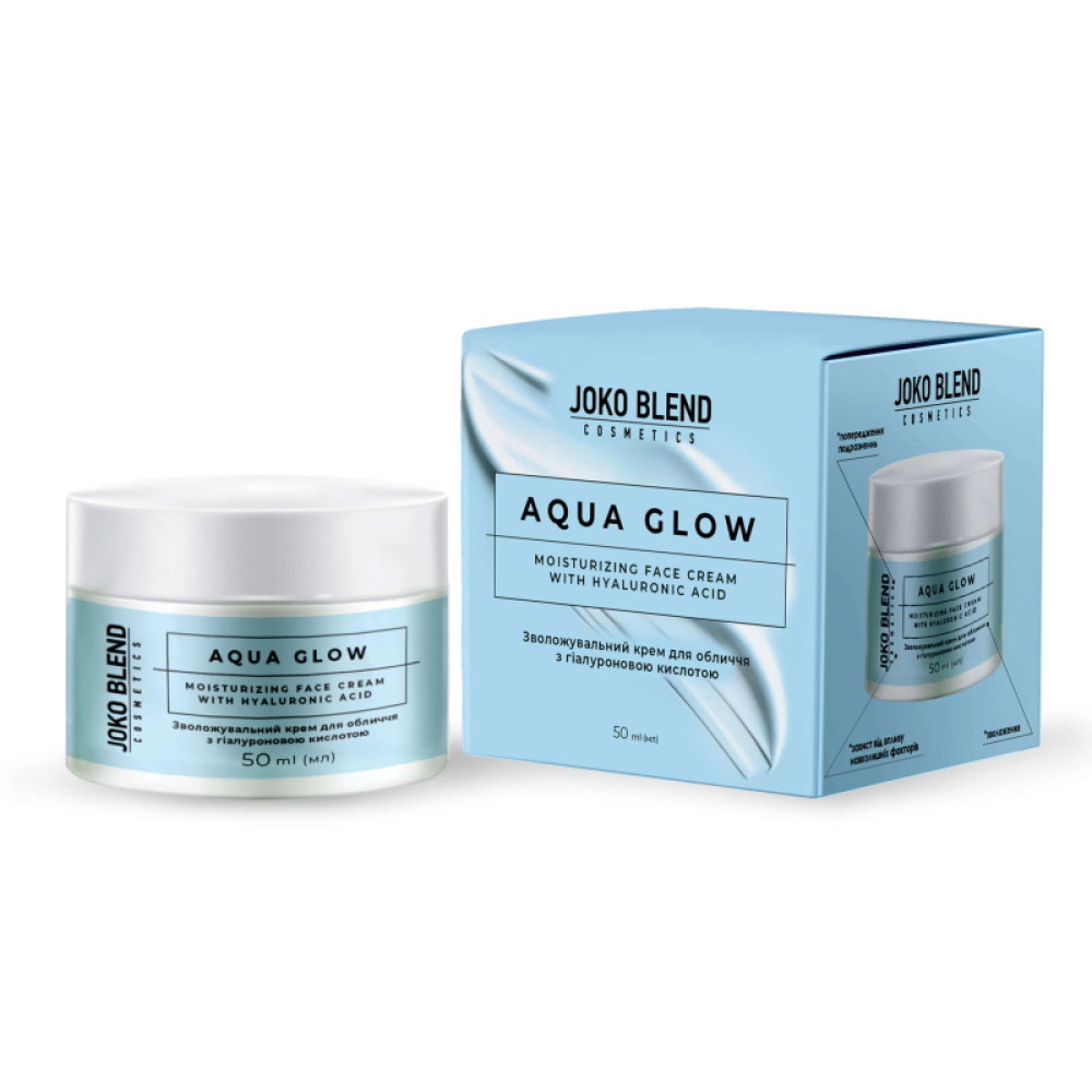 Крем для лица Joko Blend Aqua Glow увлажняющий с гиалуроновой кислотой 50 мл