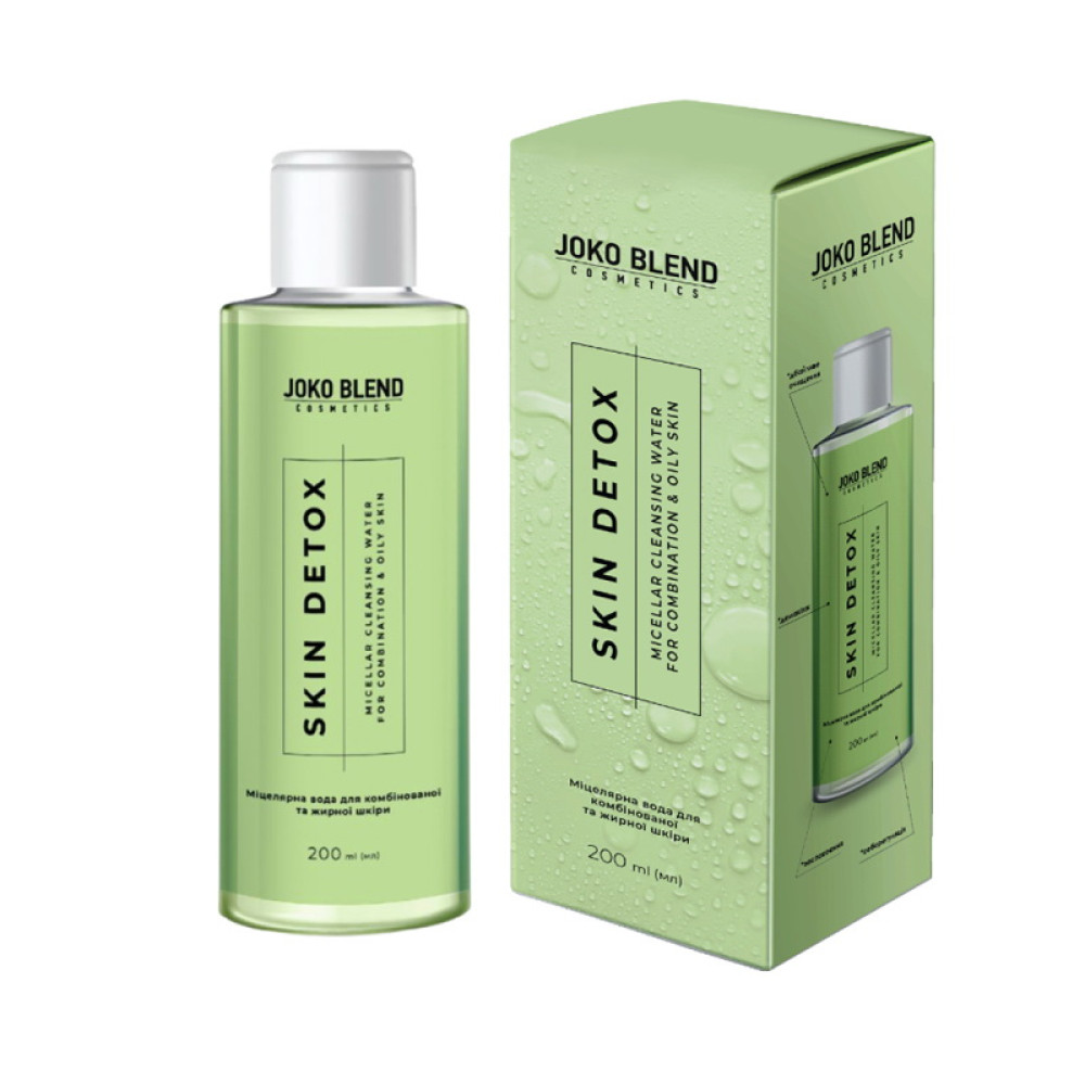 Мицеллярная вода Joko Blend Skin Detox для комбинированной и жирной кожи 200 мл