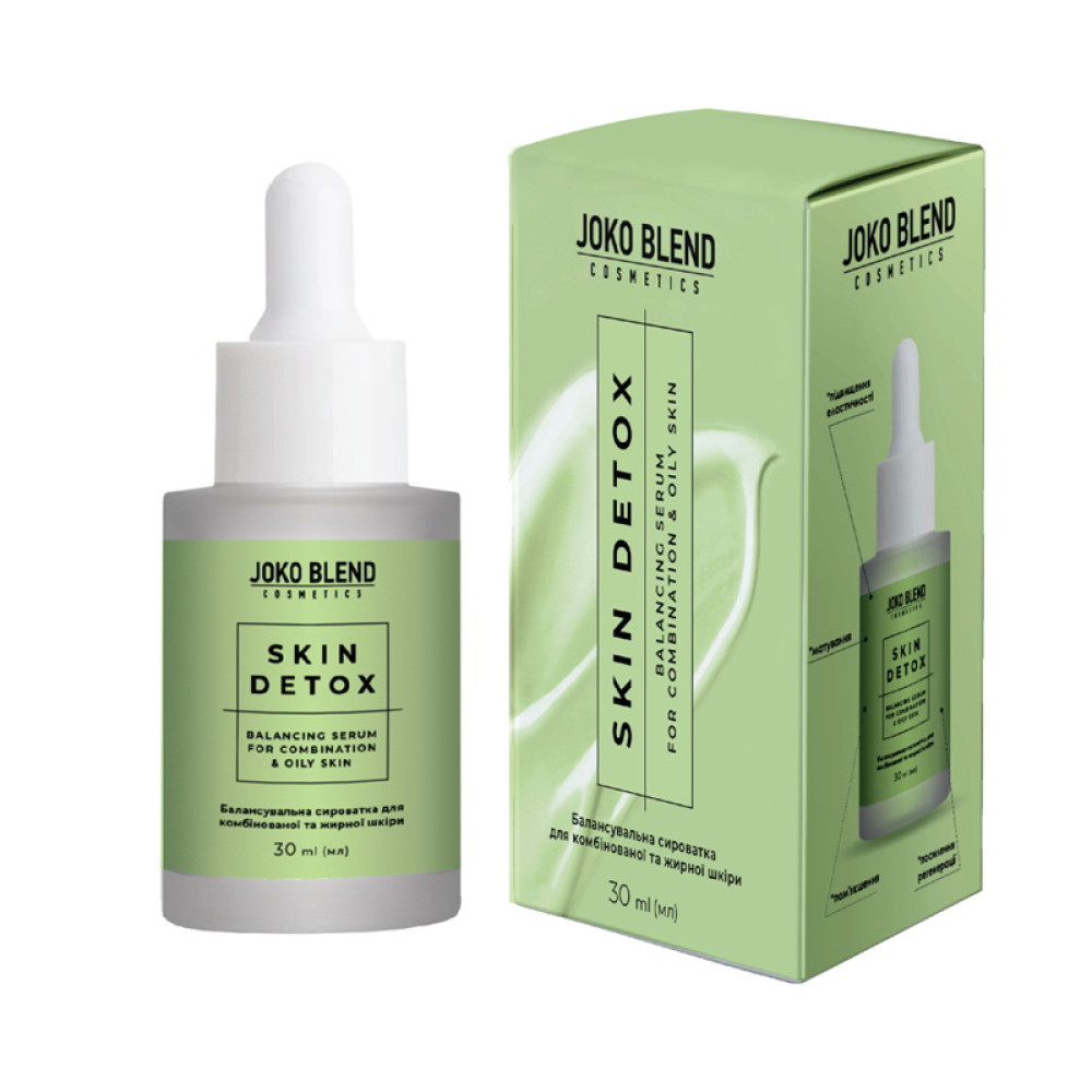 Сыворотка для лица Joko Blend Skin Detox балансирующая для комбинированной и жирной кожи 30 мл