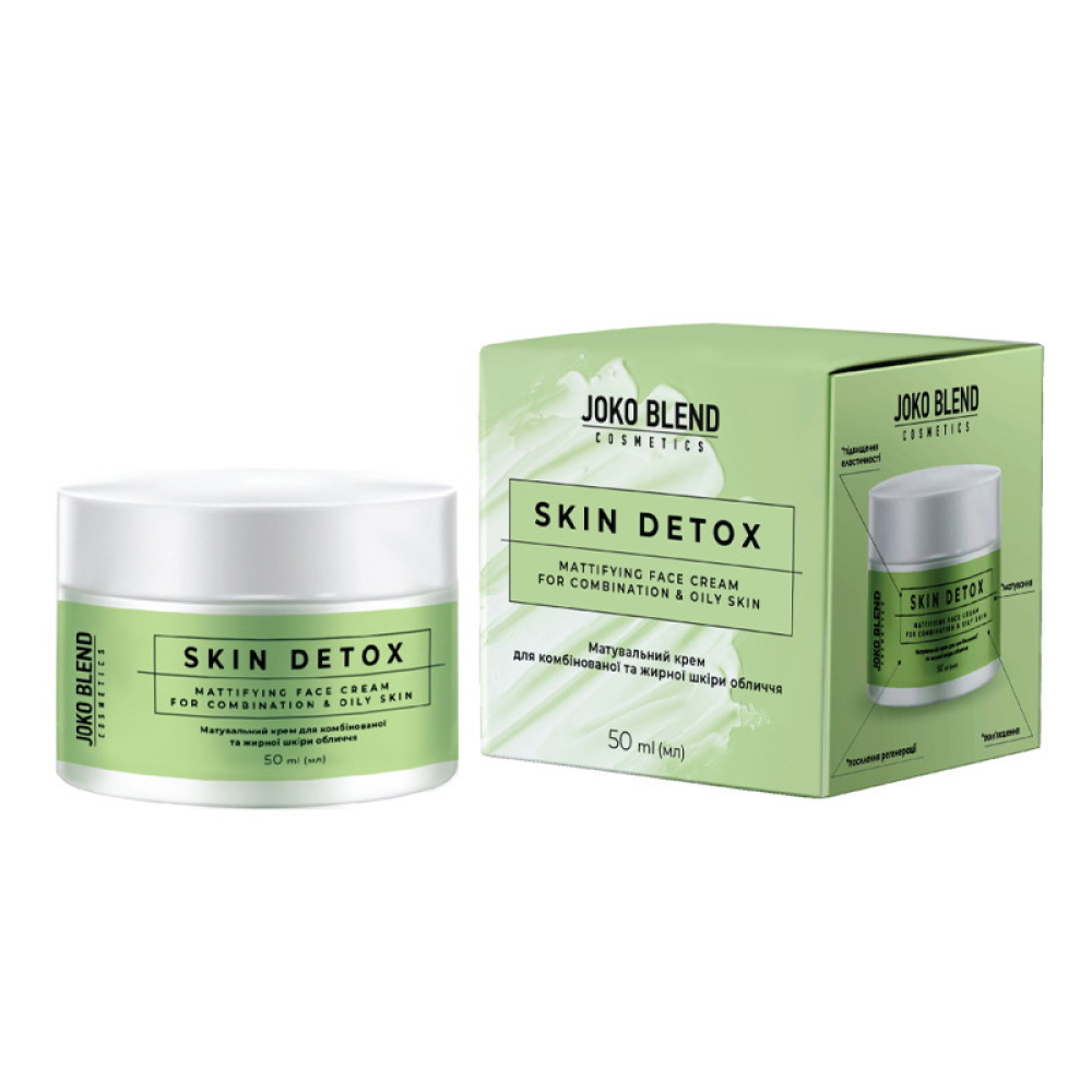 Крем для лица Joko Blend Skin Detox матирующий для комбинированной и жирной кожи 50 мл