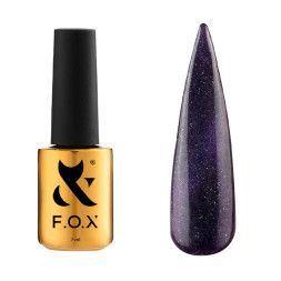 Гель-лак F.O.X Cat Eye Galaxy 004 фіолетовий 7 мл