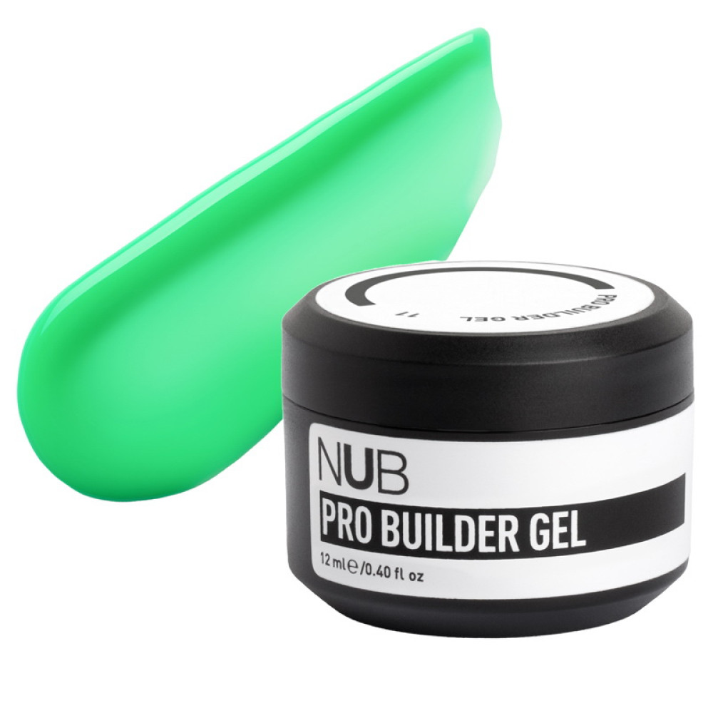 Гель моделирующий NUB Pro Builder Gel 11 классический салатово-зеленый 12 мл