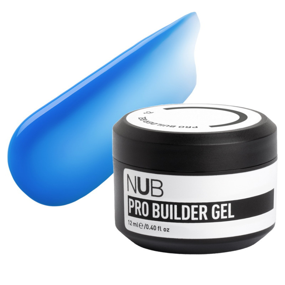 Гель моделирующий NUB Pro Builder Gel 12 классический сине-голубой 12 мл