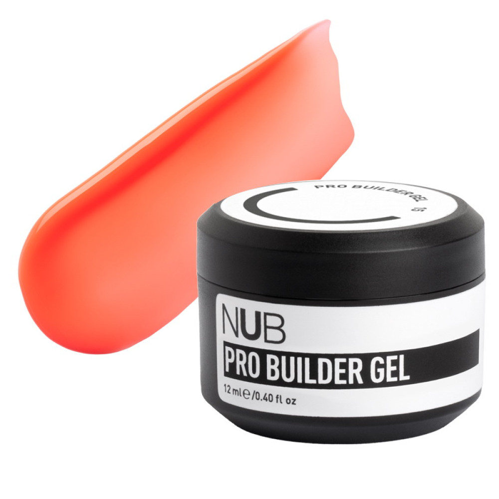 Гель моделирующий NUB Pro Builder Gel 15 классический яркий персиковый 12 мл