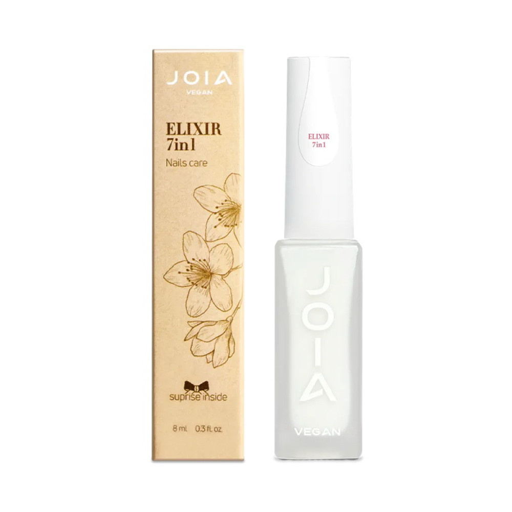 Средство для ногтей JOIA vegan Elixir 7 in1 питательное 8 мл