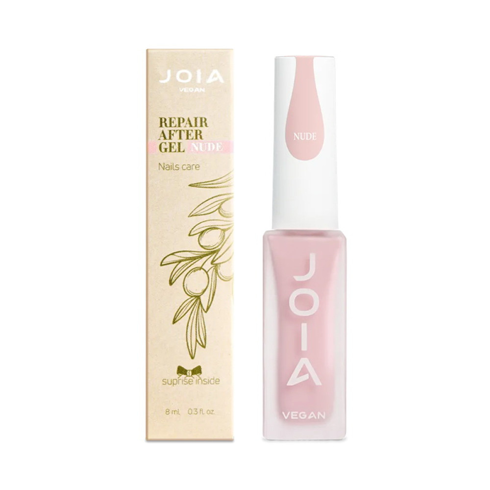 Средство для укрепления ногтей после гель-лака JOIA vegan Repair After Gel Nude минерализованное нюдовый 8 мл