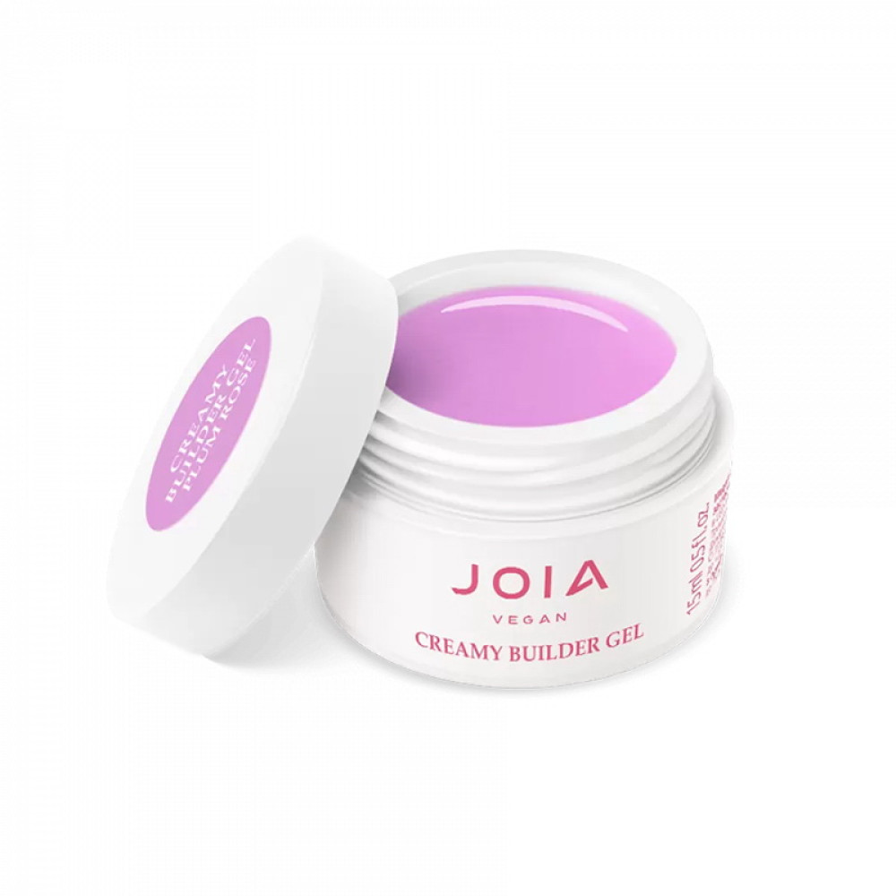 Гель моделюючий JOIA vegan Creamy Builder Gel Plum Rose світлий рожево-сливовий 15 мл