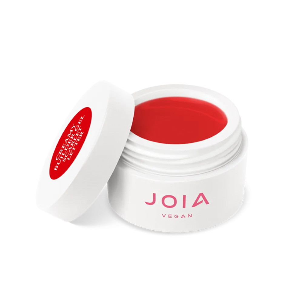 Гель моделюючий JOIA vegan Creamy Builder Gel Scarlet Letter червоний 15 мл