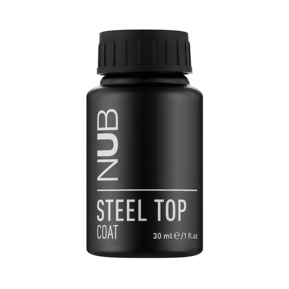 Топ для гель-лака без липкого слоя NUB Steel Top Coat. 30 мл