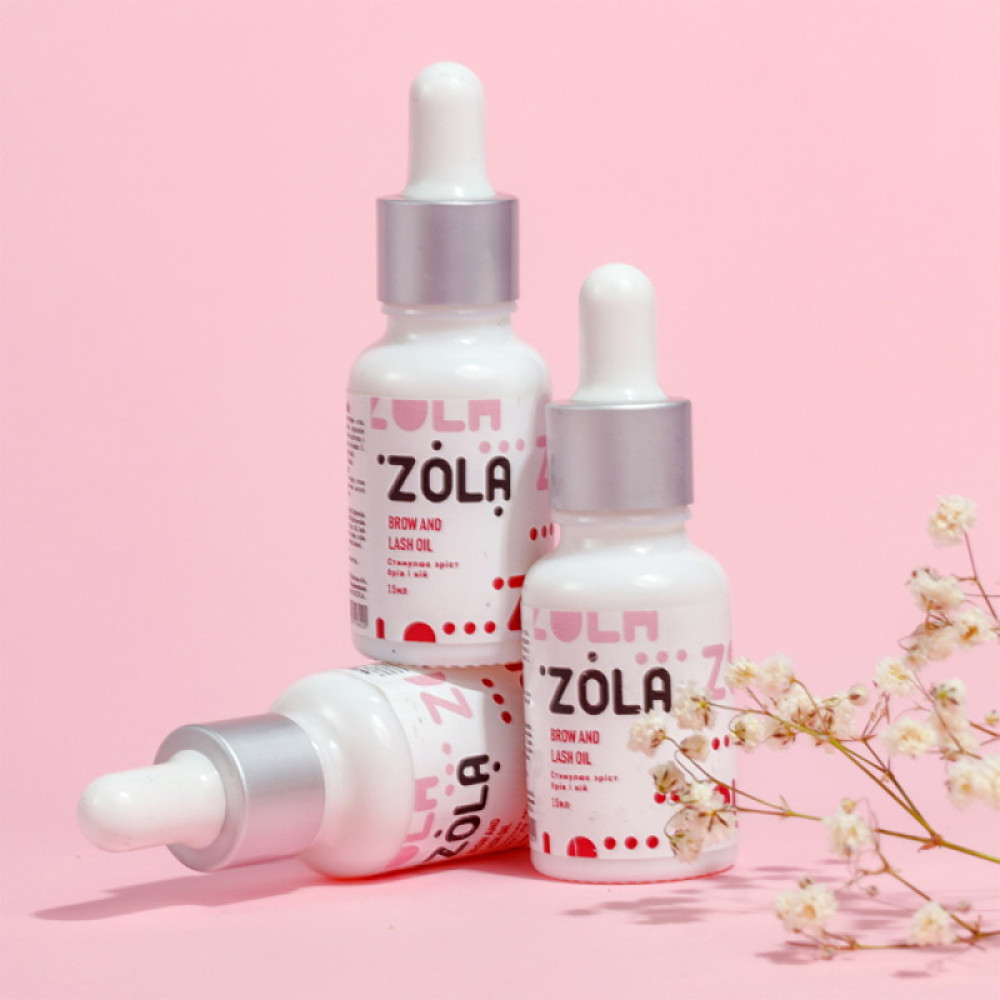 Масло для роста бровей и ресниц ZOLA Brow and Lash Oil. 15 мл