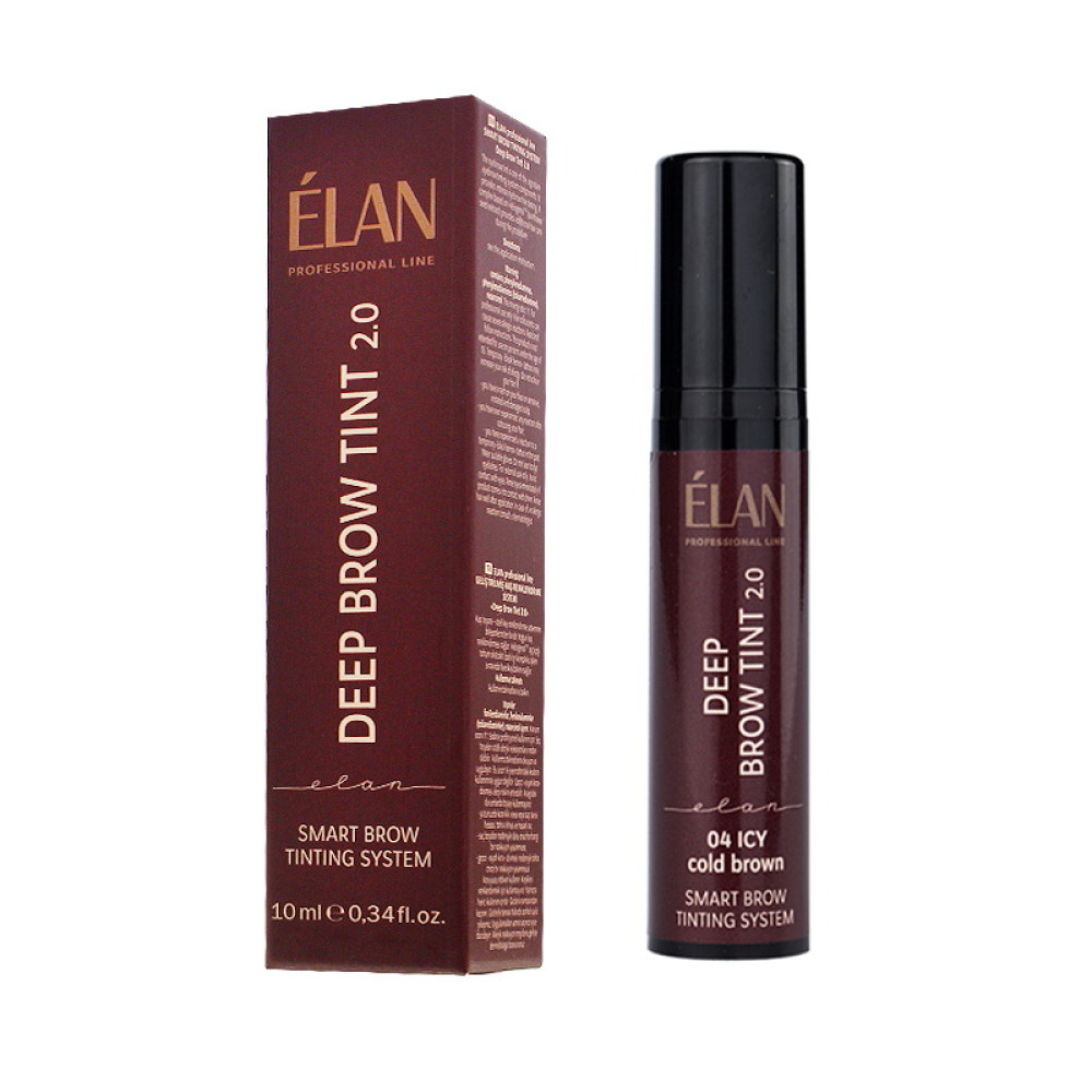 Краска для бровей ELAN Deep Brow Tint 2.0 04 Icy Cold Brown 10 мл