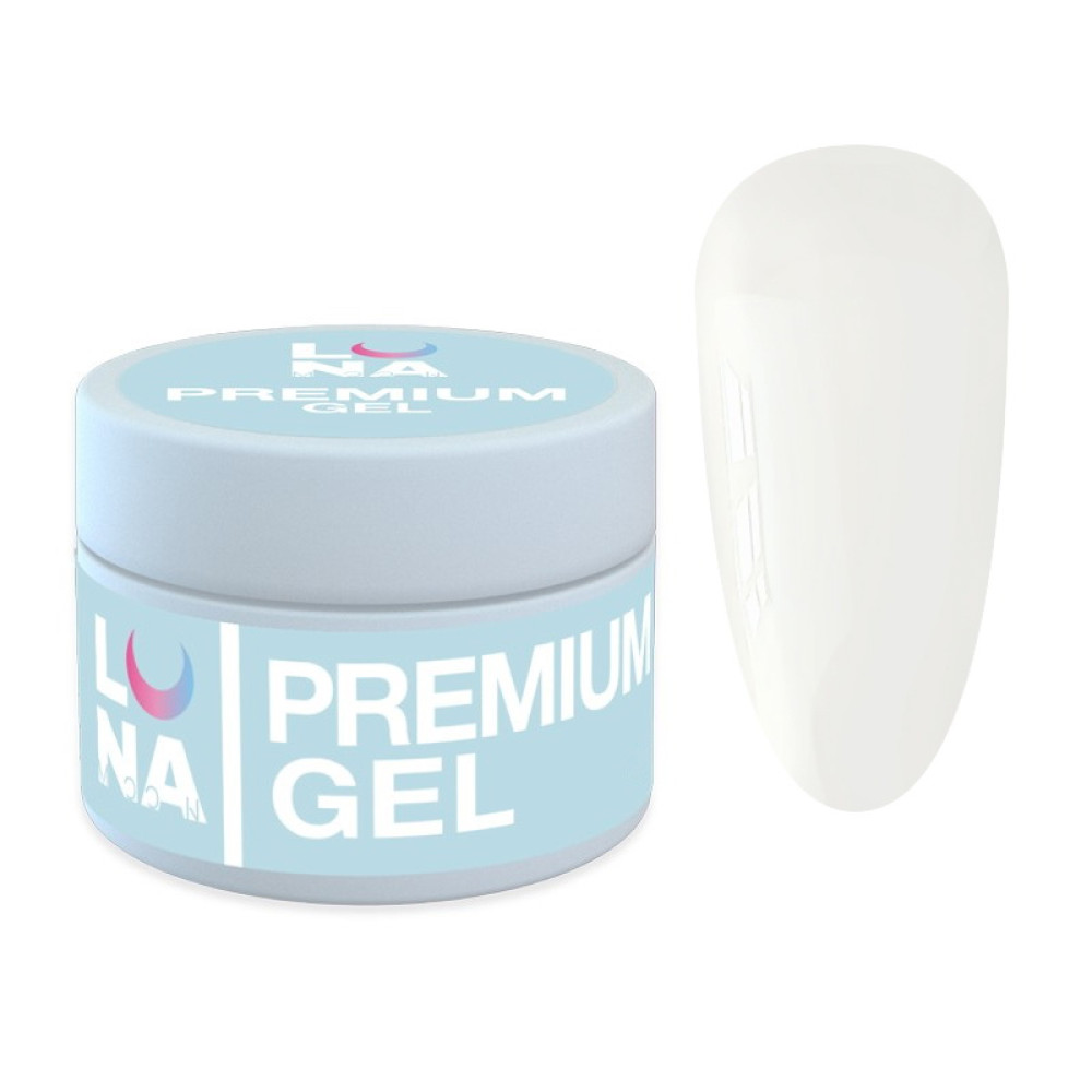 Гель для нарощування Luna Premium Gel 11 молочний 15 мл