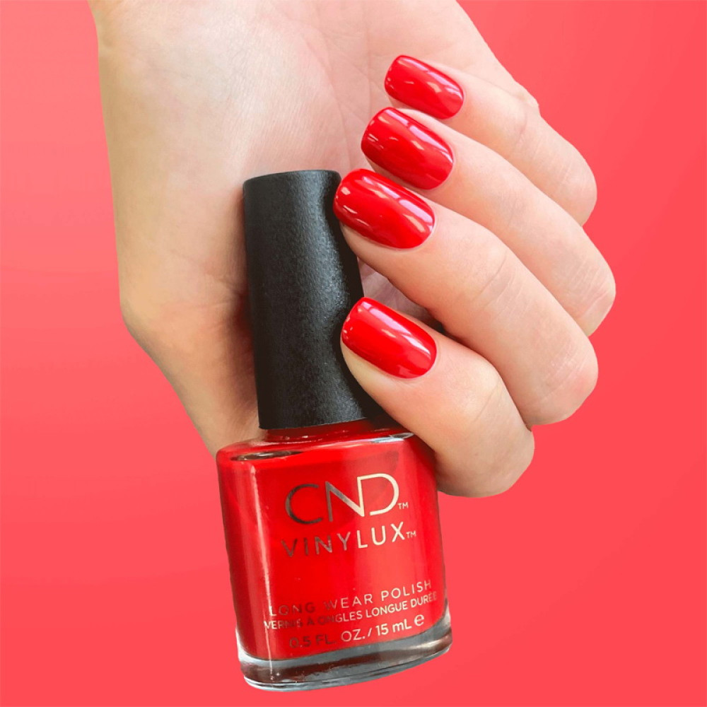 Лак CND Vinylux Liberte 303 красный 15 мл