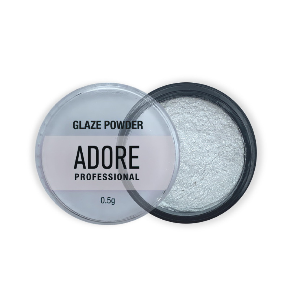 Пудра-глазурь Adore Professional Glaze Powder полупрозрачная бело-серебристого оттенка 0.5 г