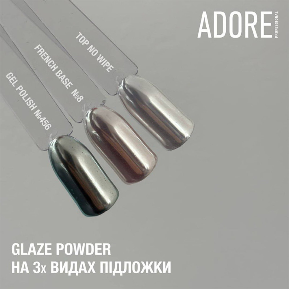 Пудра-глазурь Adore Professional Glaze Powder полупрозрачная бело-серебристого оттенка 0.5 г