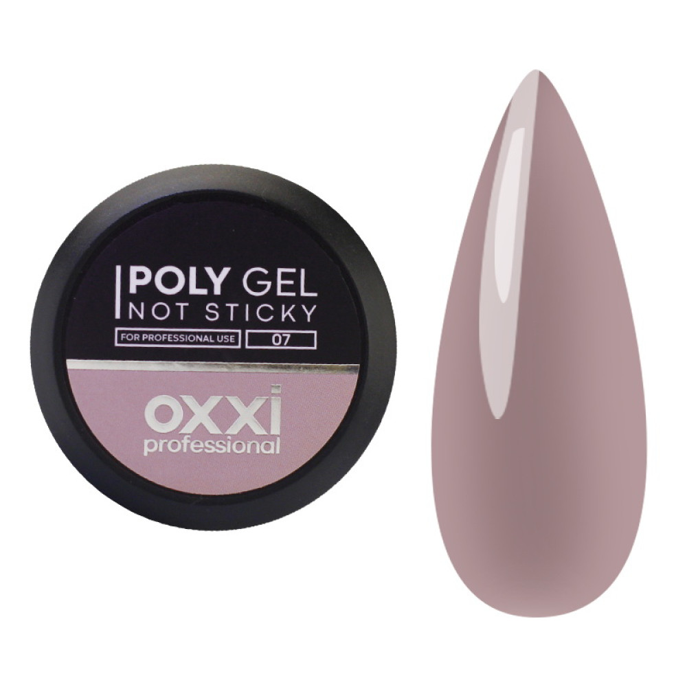 Полігель Oxxi Professional Not Sticky Poly Gel 07 30 мл