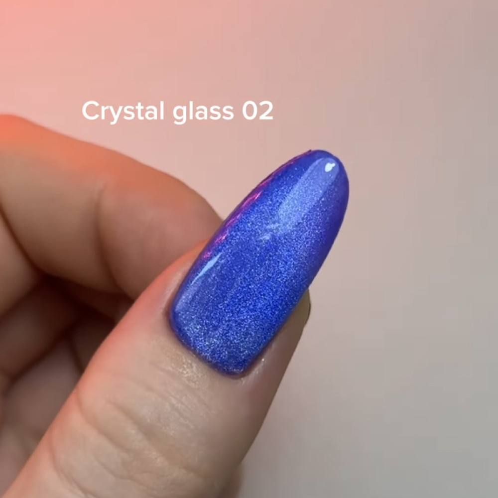 Гель-лак Oxxi Professional Crystal Glass 002 вітражний 10 мл