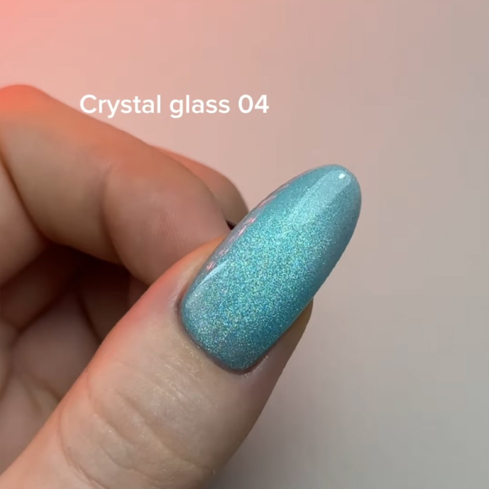 Гель-лак Oxxi Professional Crystal Glass 004 вітражний 10 мл