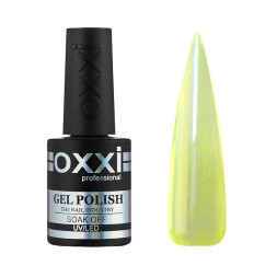 Гель-лак Oxxi Professional Crystal Glass 006 витражный желтый 10 мл