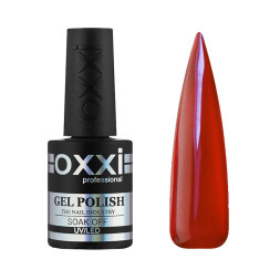 Гель-лак Oxxi Professional Crystal Glass 008 витражный красный 10 мл
