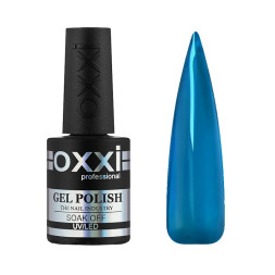 Гель-лак Oxxi Professional Crystal Glass 059 витражный сине-голубой 10 мл