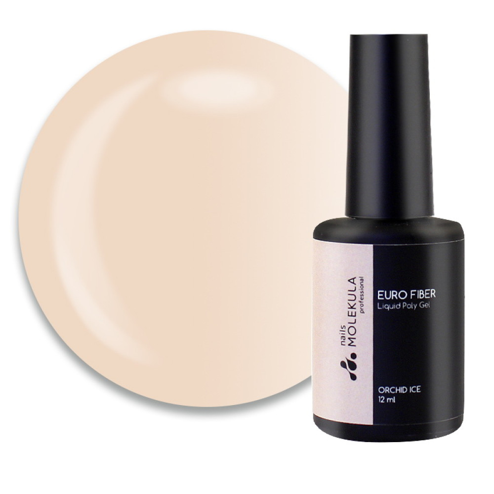 Гель моделюючий для нігтів Nails Molekula Euro Fiber Gel FG1215 Desert Sand пісок пустелі 12 мл