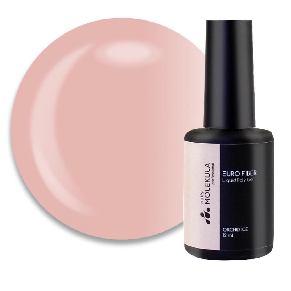 Гель моделюючий для нігтів Nails Molekula Euro Fiber Gel FG1216 Cherry Blossom вишневий цвіт 12 мл