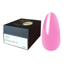 Гель для нарощування трифазний густий You POSH Gel 14 яскравий рожевий 15 мл