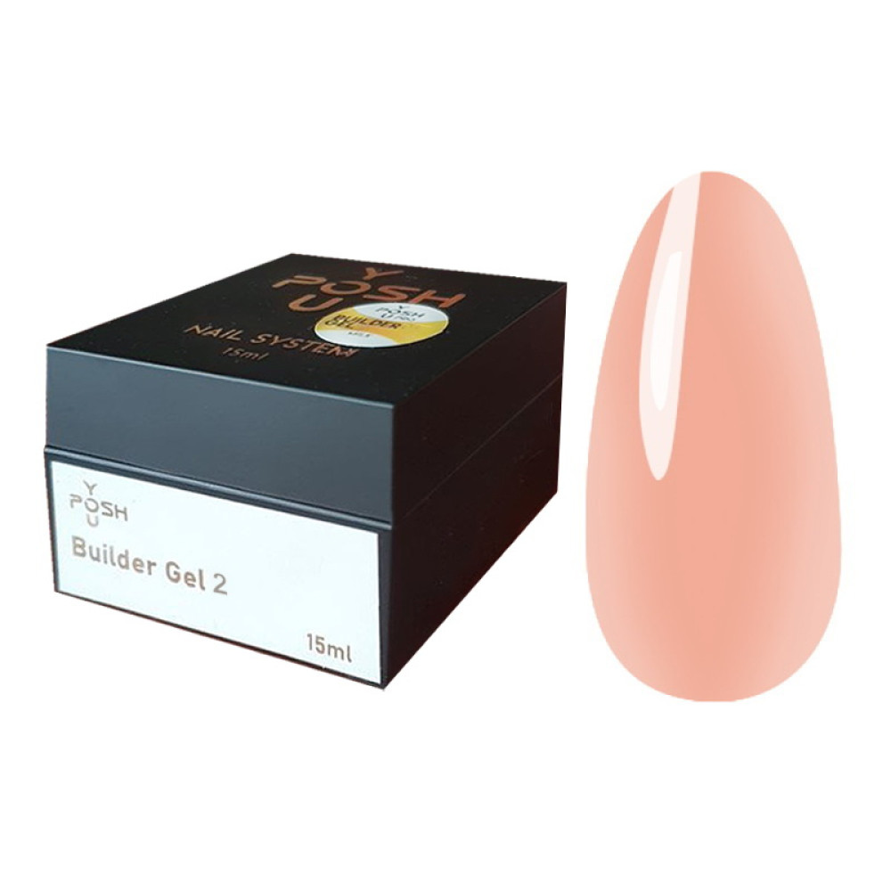 Гель камуфлирующий You POSH Gel 02 Sweet Peach. сладкий персик. 15 мл