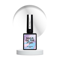 Топ перлинний без липкого шару Nails Of The Night Shell Top 04 з срібним втиранням. 10 мл