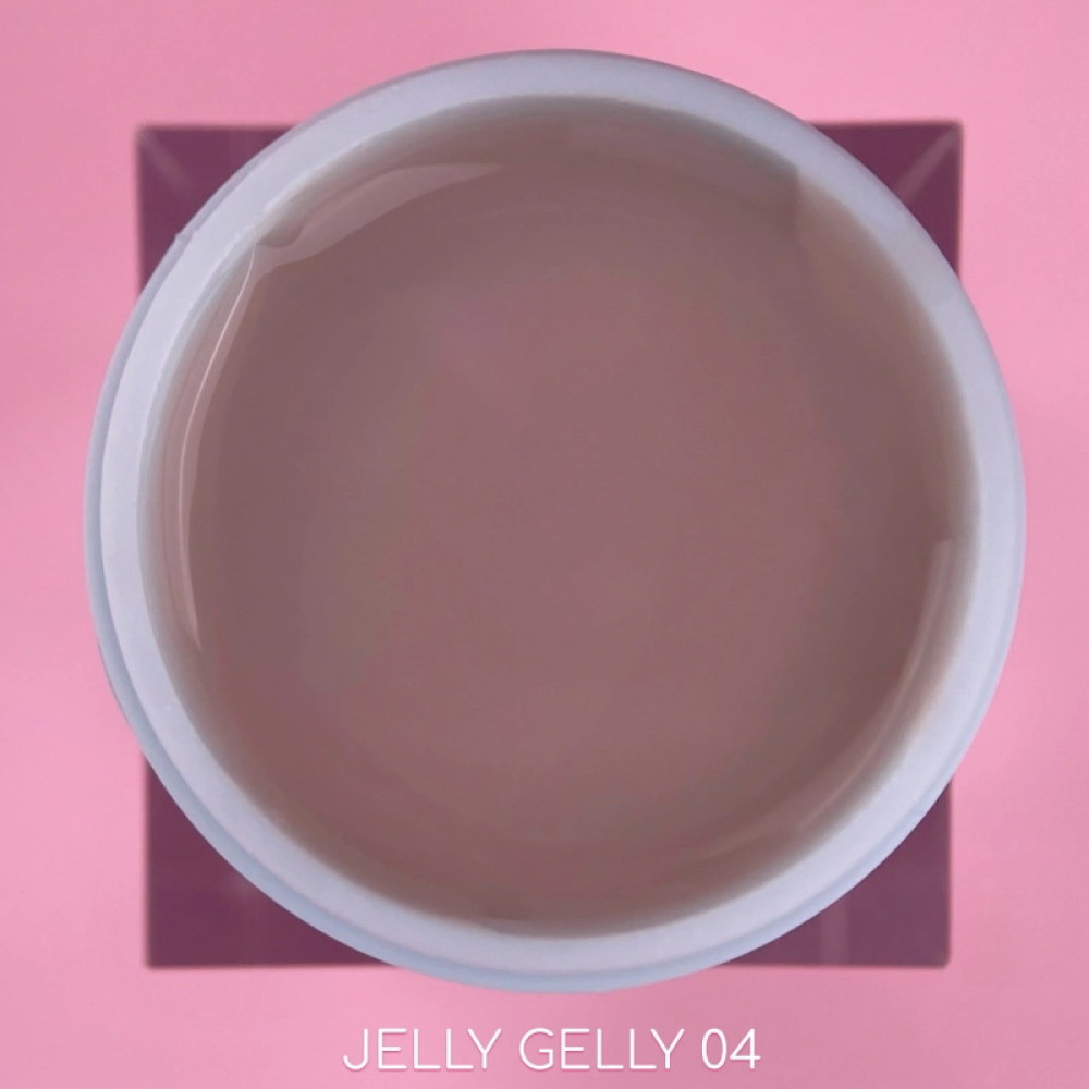 Гель-желе Luna Jelly Gelly 04 для моделювання бежевий нюд 15 мл