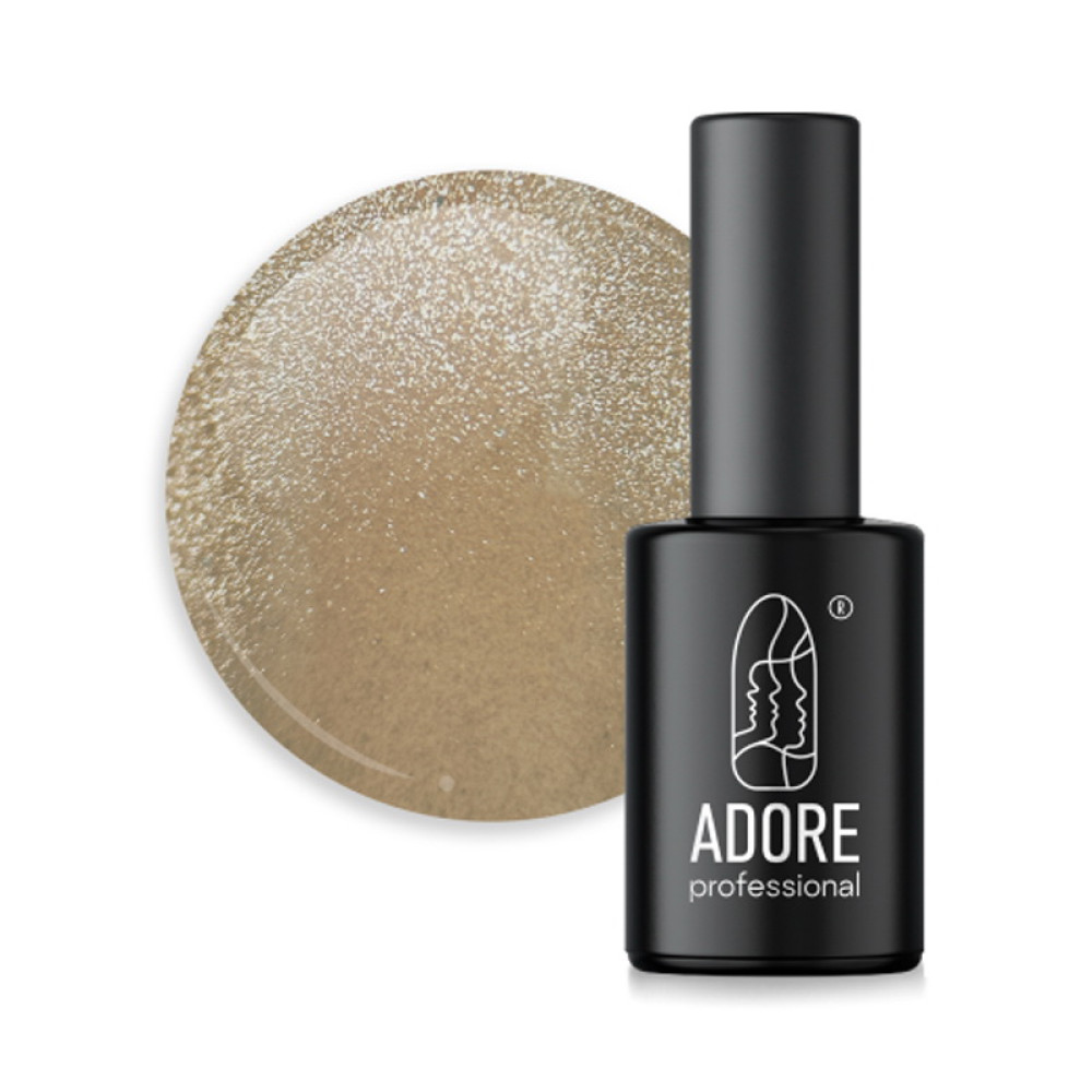 Гель-лак Adore Professional Cats Eye Nude E-02 пісочно-бежевий 8 мл