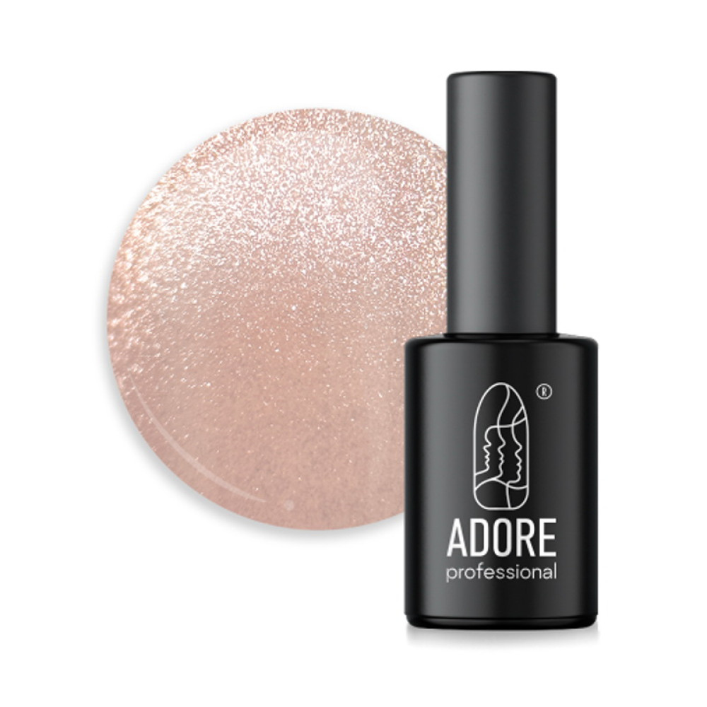 Гель-лак Adore Professional Cats Eye Nude E-03 персиково-бежевий 8 мл