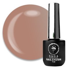 Топ для гель-лаку без липкого шару Saga Professional Top Color 01 бежевий латте 9 мл