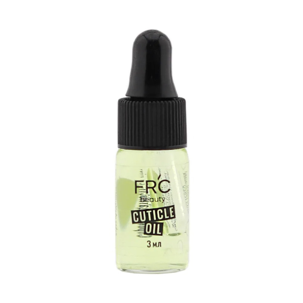 Масло для кутикулы FRC Beauty Cuticle Oil Lemon с пипеткой цвет желтый 3 мл