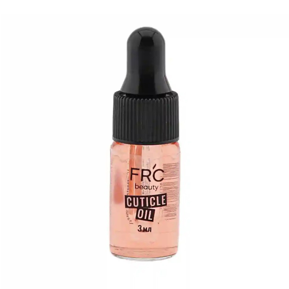 Масло для кутикулы FRC Beauty Cuticle Oil Orange Toucan с пипеткой цвет оранжевый 3 мл