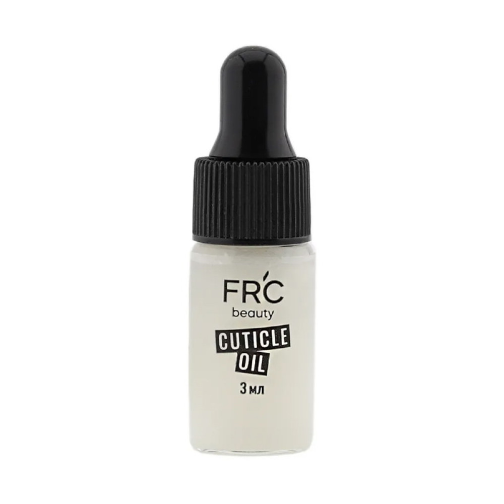 Масло для кутикулы FRC Beauty Cuticle Oil Thick With Rose Scent с пипеткой густое с ароматом розы 3 мл