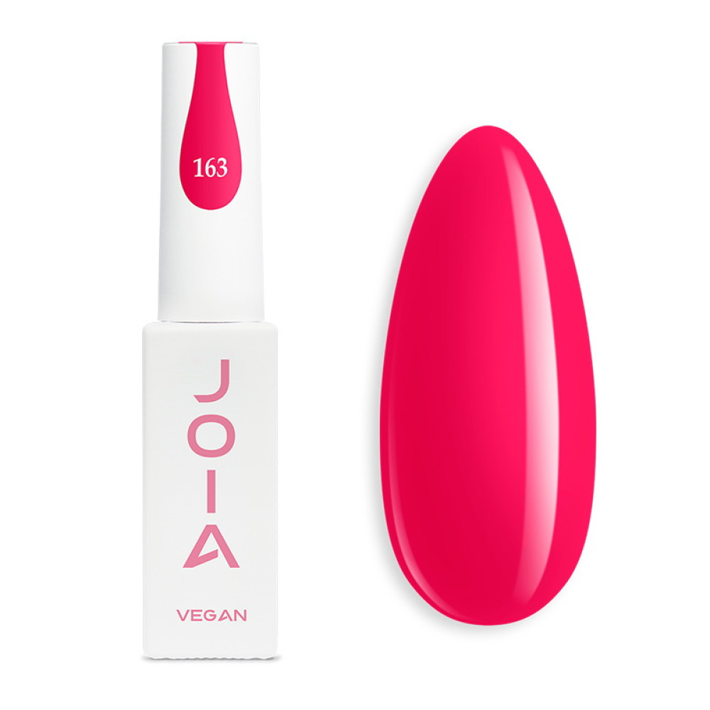 Гель-лак JOIA vegan I Am The Moment 163 насыщенный малиновый 6 мл